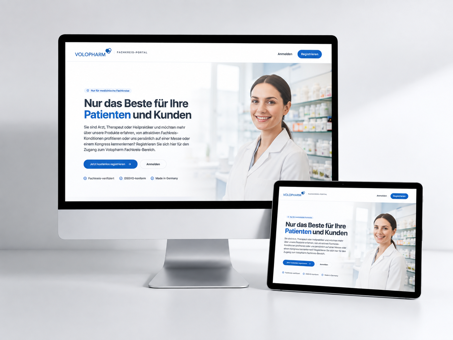 Volopharm – Eine eigene digitale Plattform für medizinische Fachkreise